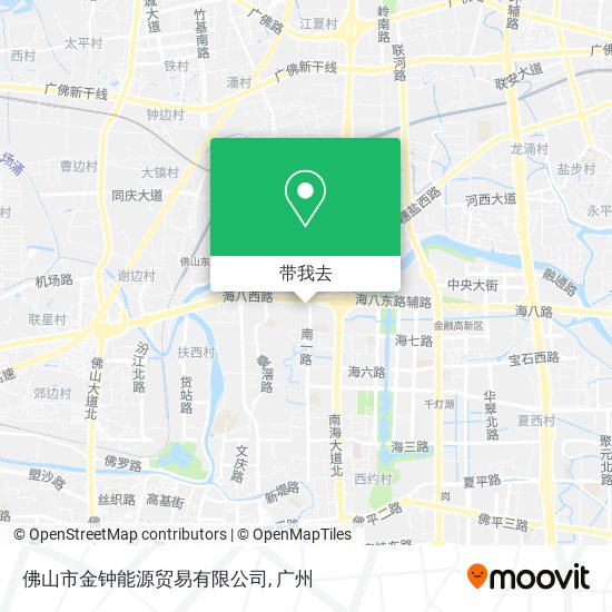 佛山市金钟能源贸易有限公司地图