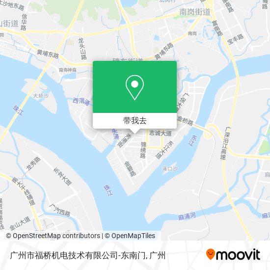 广州市福桥机电技术有限公司-东南门地图