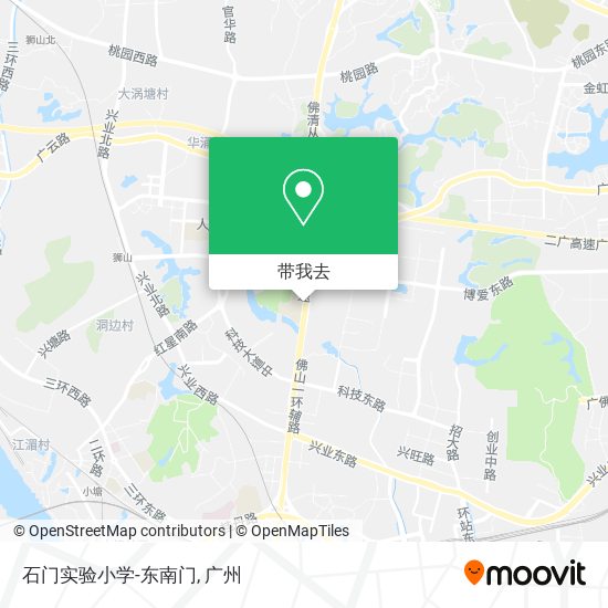石门实验小学-东南门地图