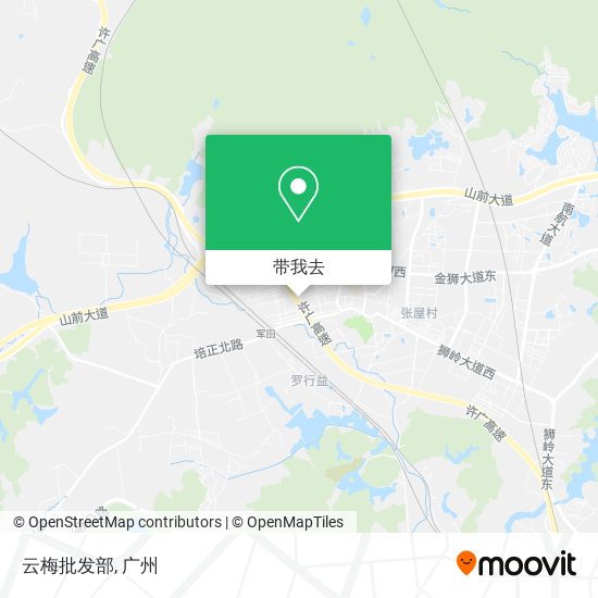 云梅批发部地图