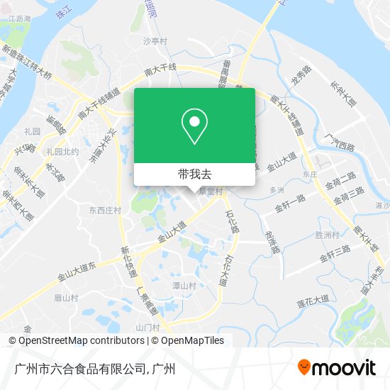 广州市六合食品有限公司地图