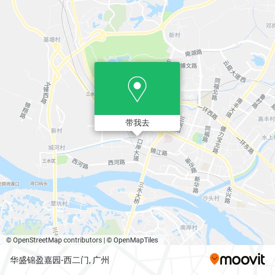 华盛锦盈嘉园-西二门地图