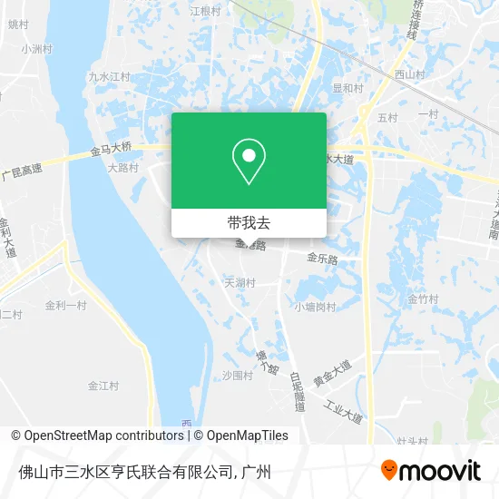 佛山巿三水区亨氏联合有限公司地图