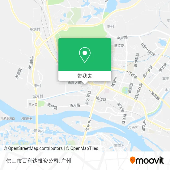 佛山市百利达投资公司地图