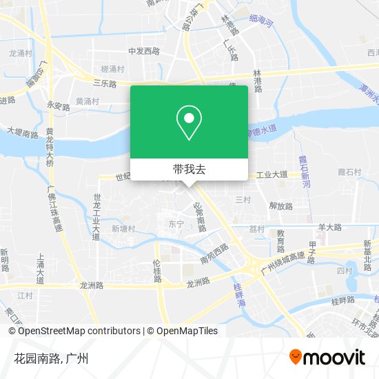 花园南路地图