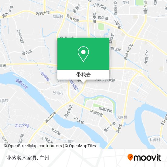 业盛实木家具地图