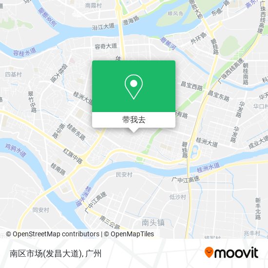 南区市场(发昌大道)地图