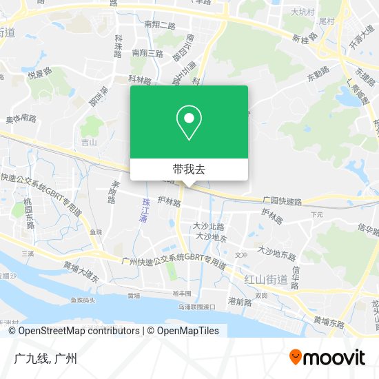 广九线地图