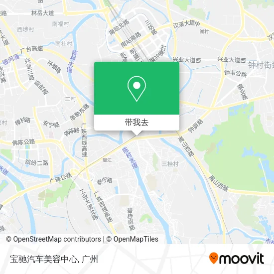 宝驰汽车美容中心地图