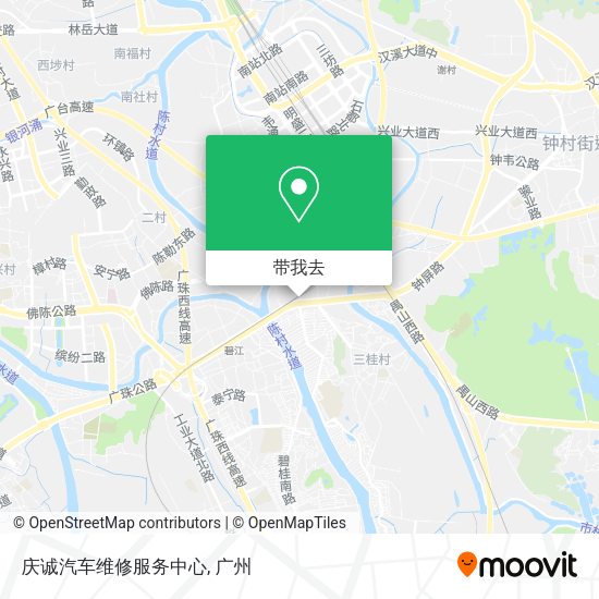 庆诚汽车维修服务中心地图