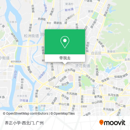 养正小学-西北门地图