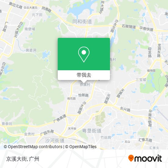 京溪大街地图