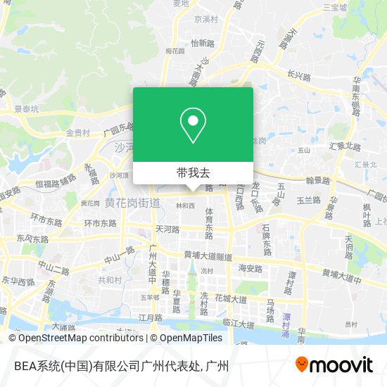 BEA系统(中国)有限公司广州代表处地图