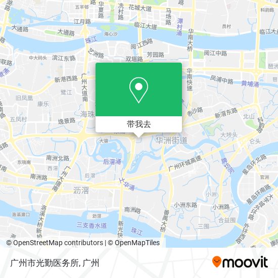 广州市光勤医务所地图