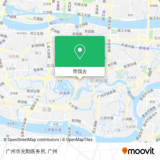 广州市光勤医务所地图