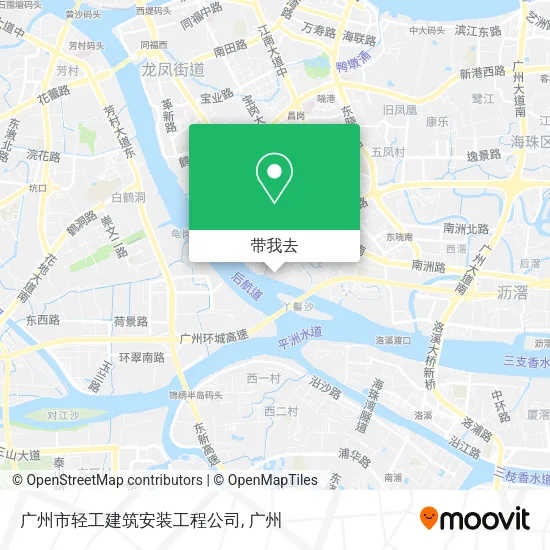 广州市轻工建筑安装工程公司地图