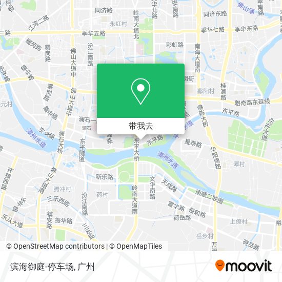 滨海御庭-停车场地图