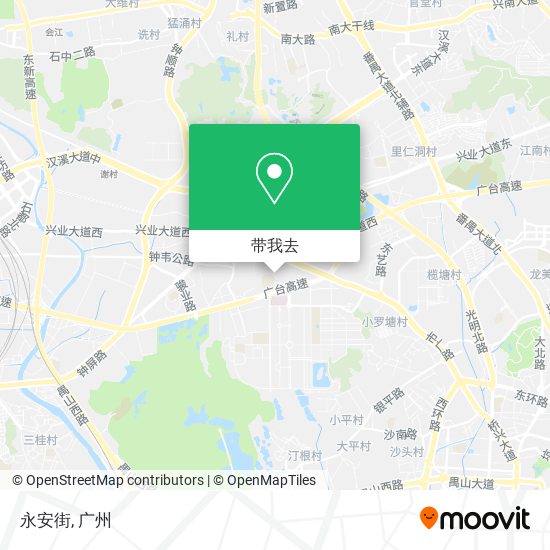 永安街地图