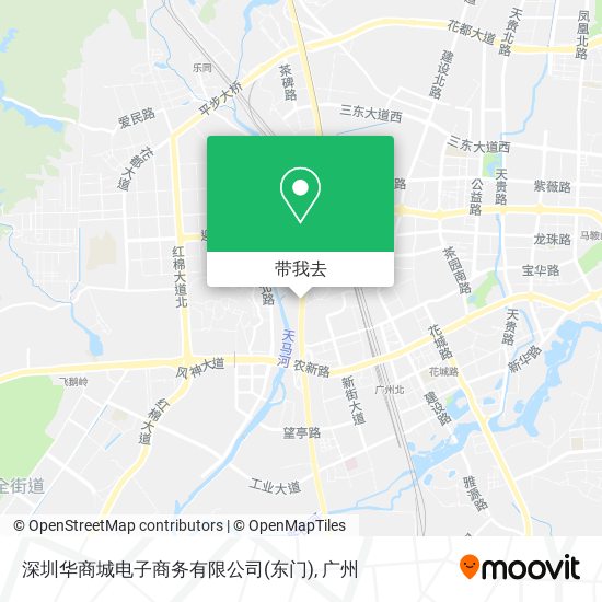深圳华商城电子商务有限公司(东门)地图