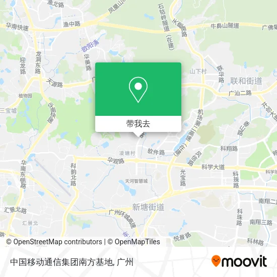 中国移动通信集团南方基地地图