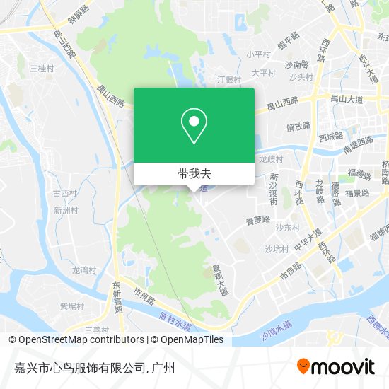 嘉兴市心鸟服饰有限公司地图