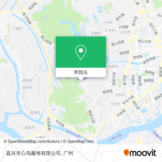 嘉兴市心鸟服饰有限公司地图
