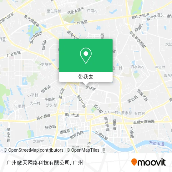 广州微天网络科技有限公司地图