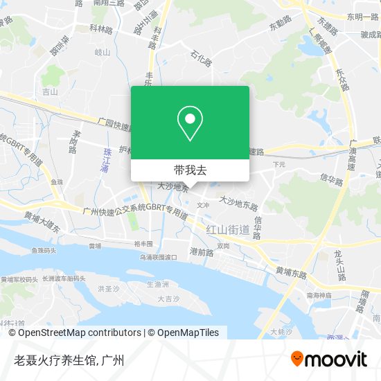 老聂火疗养生馆地图