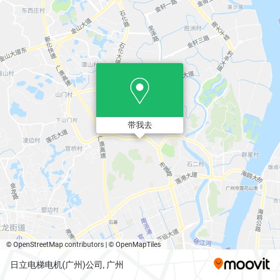日立电梯电机(广州)公司地图