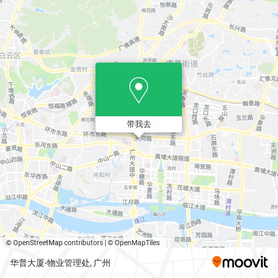 华普大厦-物业管理处地图