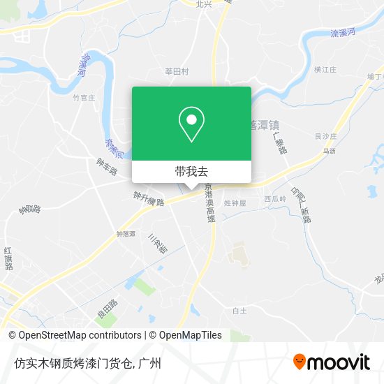 仿实木钢质烤漆门货仓地图
