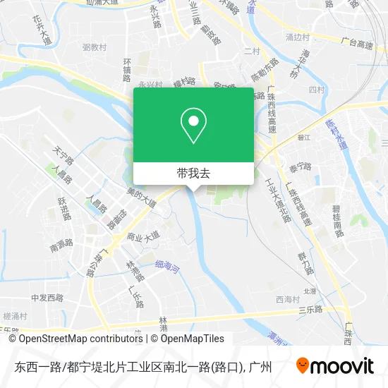 东西一路/都宁堤北片工业区南北一路(路口)地图