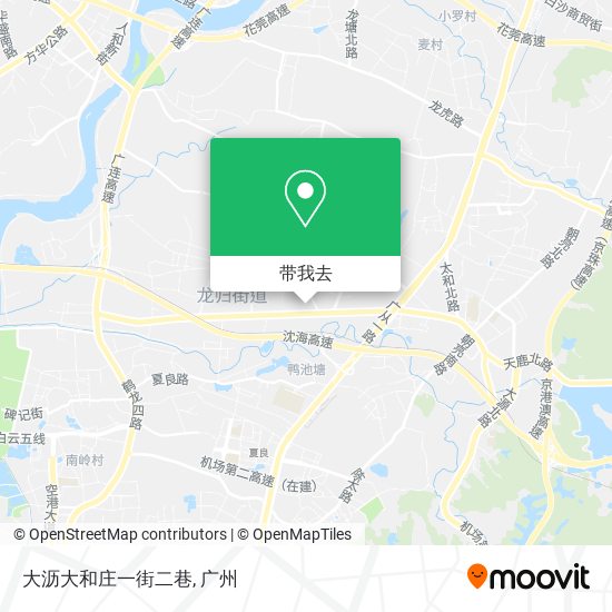 大沥大和庄一街二巷地图