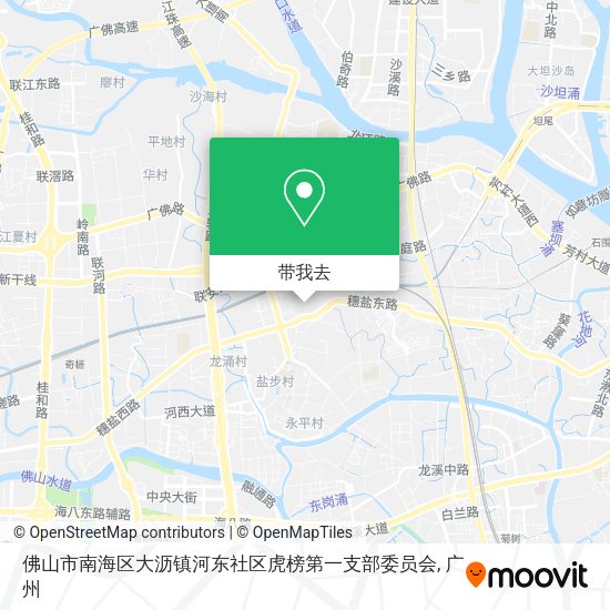 佛山市南海区大沥镇河东社区虎榜第一支部委员会地图