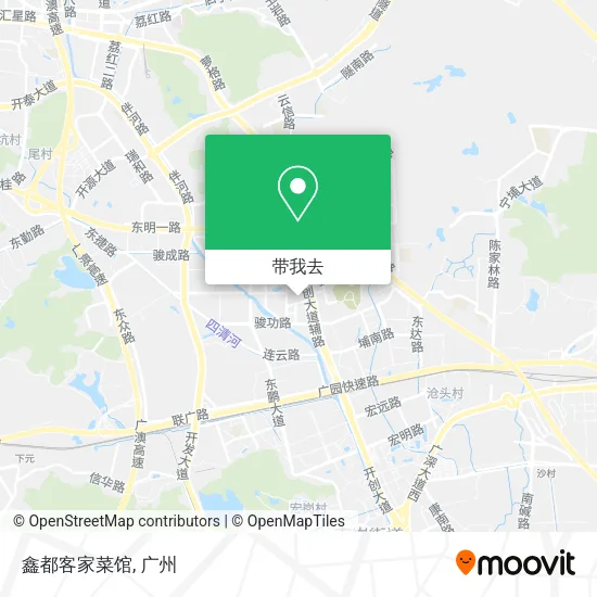 鑫都客家菜馆地图