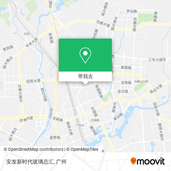 安发新时代玻璃总汇地图