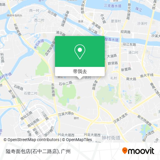 隘奇面包店(石中二路店)地图