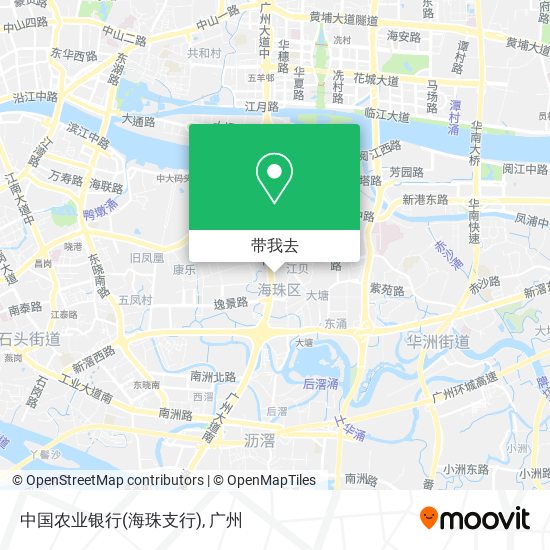 中国农业银行(海珠支行)地图