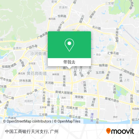 中国工商银行天河支行地图