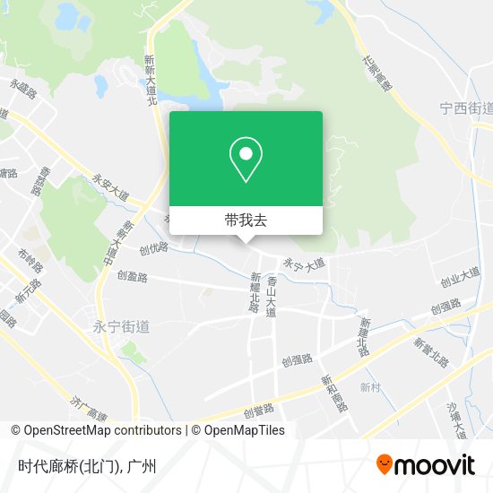 时代廊桥(北门)地图