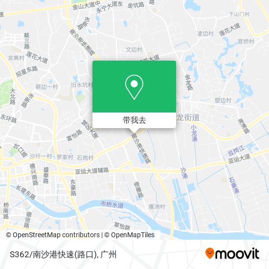 S362/南沙港快速(路口)地图