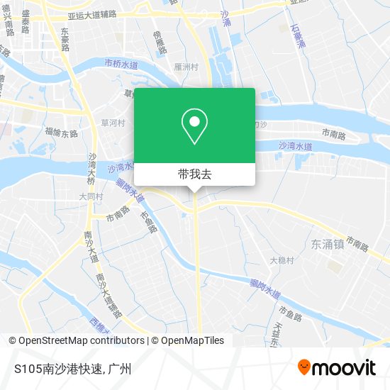 S105南沙港快速地图