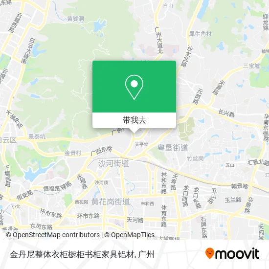 金丹尼整体衣柜橱柜书柜家具铝材地图
