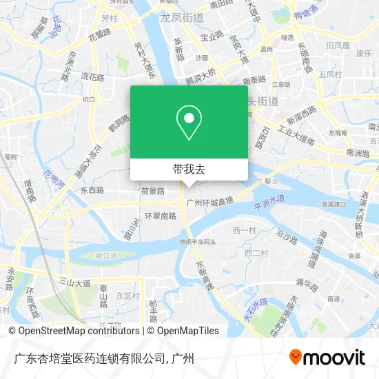 广东杏培堂医药连锁有限公司地图