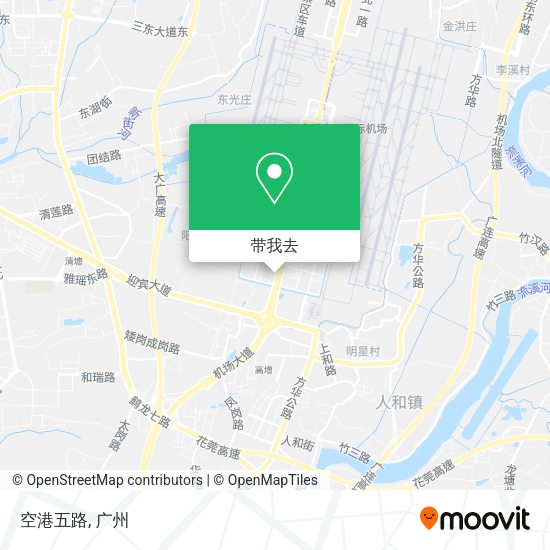 空港五路地图