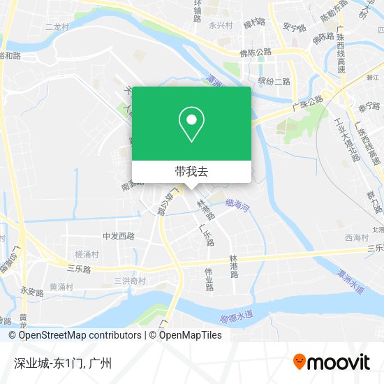 深业城-东1门地图