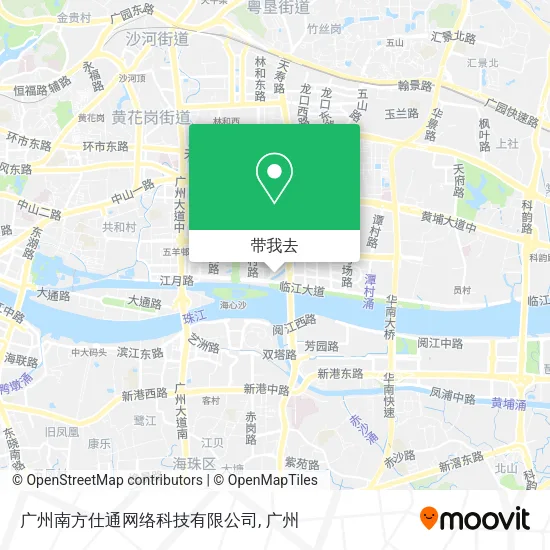 广州南方仕通网络科技有限公司地图