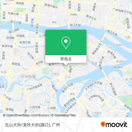 北山大街/龙吟大街(路口)地图