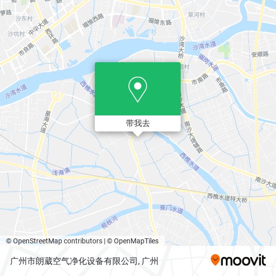 广州市朗葳空气净化设备有限公司地图