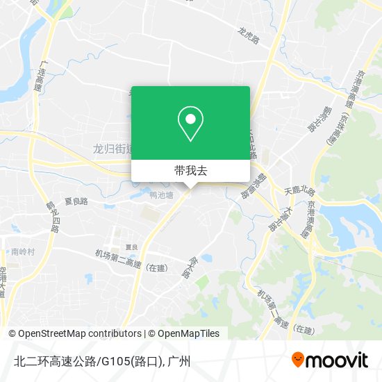 北二环高速公路/G105(路口)地图